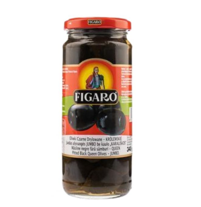 Figaro Olivy čierne bez kôstky 340g