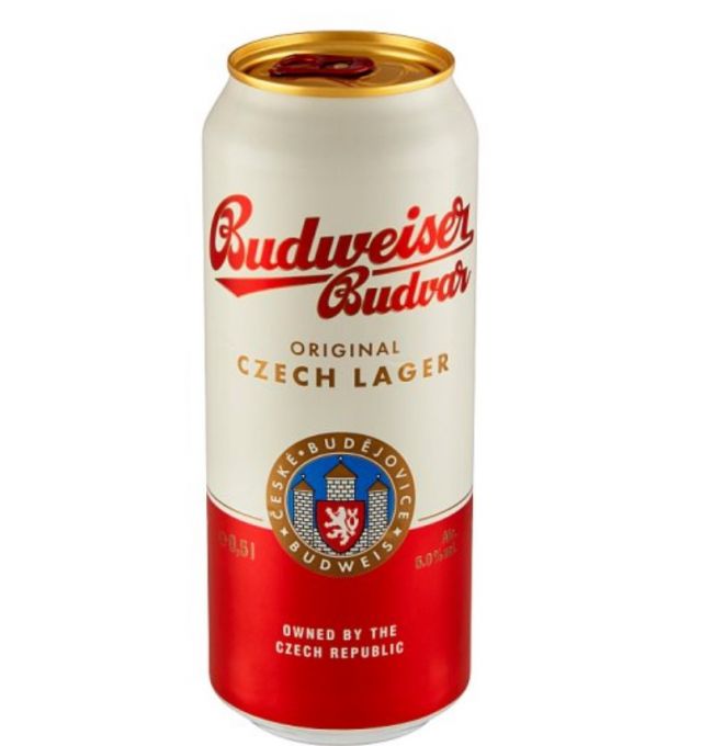 Budweiser Budvar Original svetlý ležiak pivo 10% 0,5l