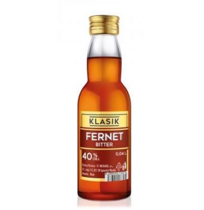 A Fernet Bitter Klasik 40% 0,04l