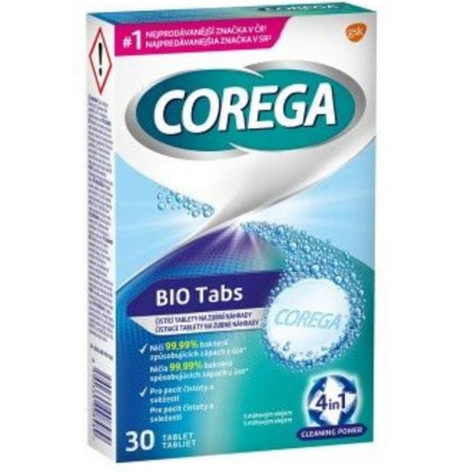 Bonus Tablety Zubné Corega Tabs 3 Minutes na zubné náhrady 292g