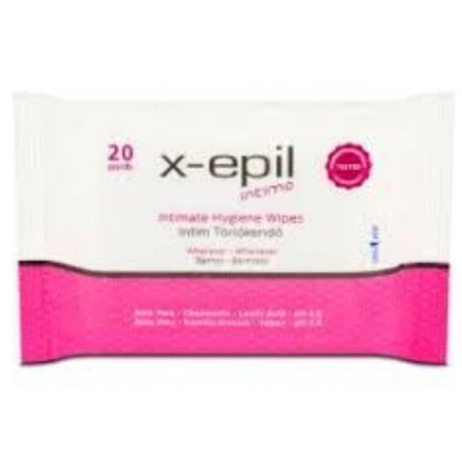 X-Epil Intímne vlhčené utierky 20ks (KS)