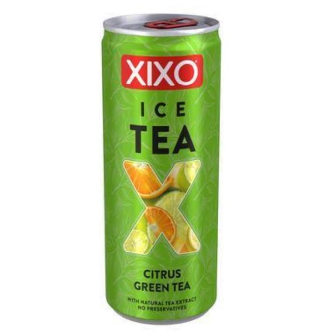 Xixo Citrus Ľadový zelený čaj 250ml PLECH Z