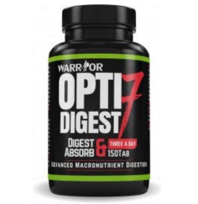 Warrior Opti Digest 7 – tráviace enzýmy 150ks