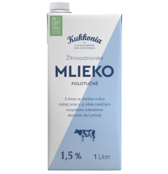 Kukkonia Mlieko trvanlivé 1,5% 1l