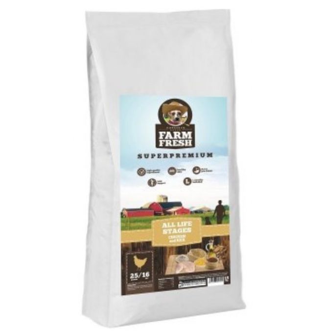 Farm Fresh Granule pre psov Kuracie s ryžou 1,8kg
