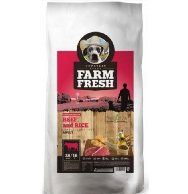 Farm Fresh Granule pre psov Hovädzie s ryžou 2kg