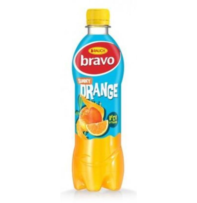 Bravo Sunny Pomaranč 0,5l PET Z