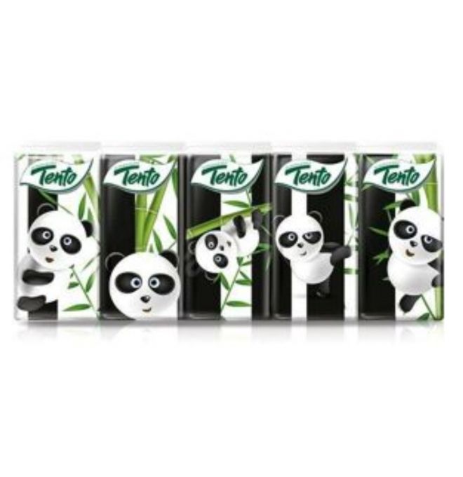Vreckovky Papierové Hygienické Tento Panda 10x10ks 