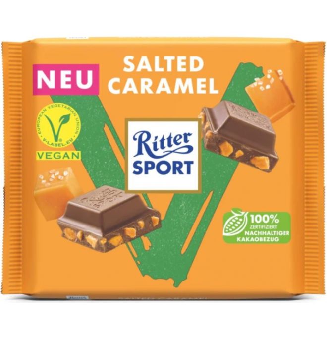 Ritter sport slaný karamel: