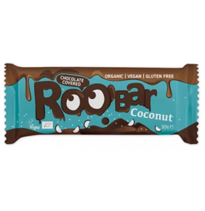 Tyčinka Roobar Bio Kokosová s čokoládou 30g