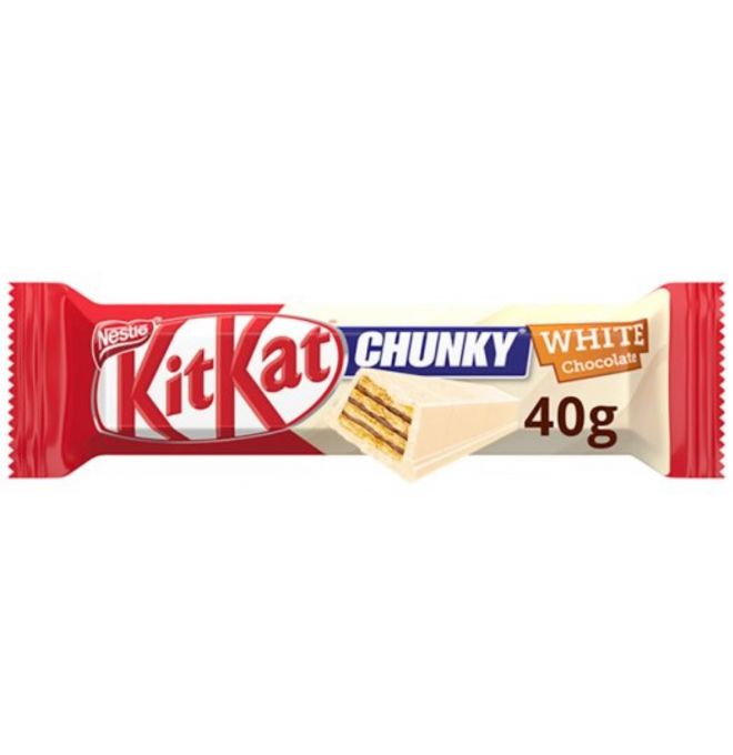 Tyč. Nestlé Kit Kat Chunky Biela Čokoláda 40g