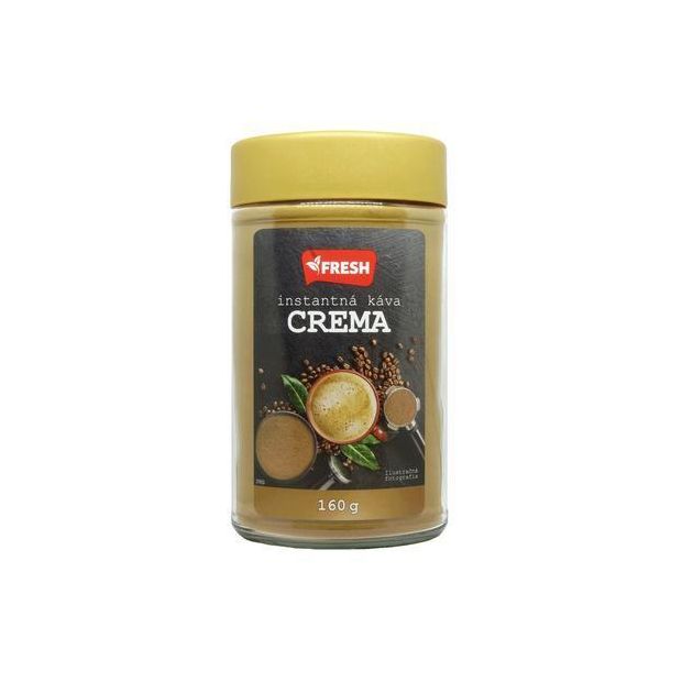 KÁVA INSTANTNÁ FRESH CREMA 160g SKLO