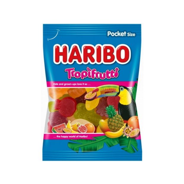 Haribo Tropifrutti želé s ovocnými príchuťami 100 g