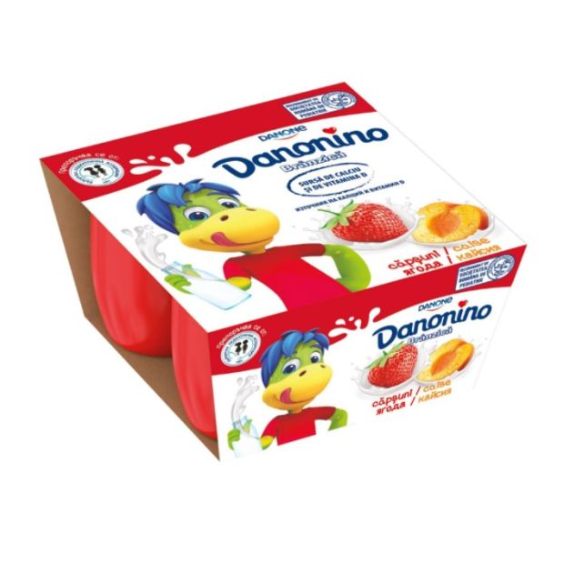 Danonino Danone Jahoda Marhuľa 4x50g