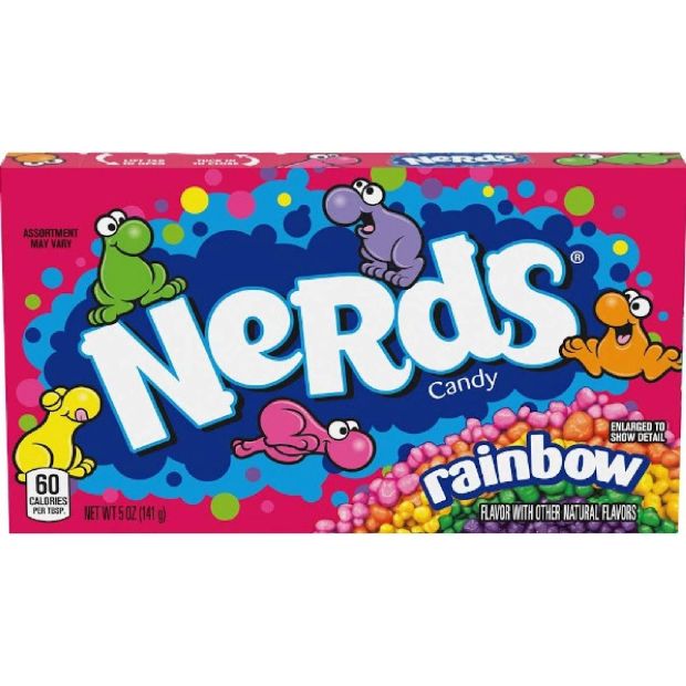 Nerds Cukríky Ovocné Rainbow 141,7g