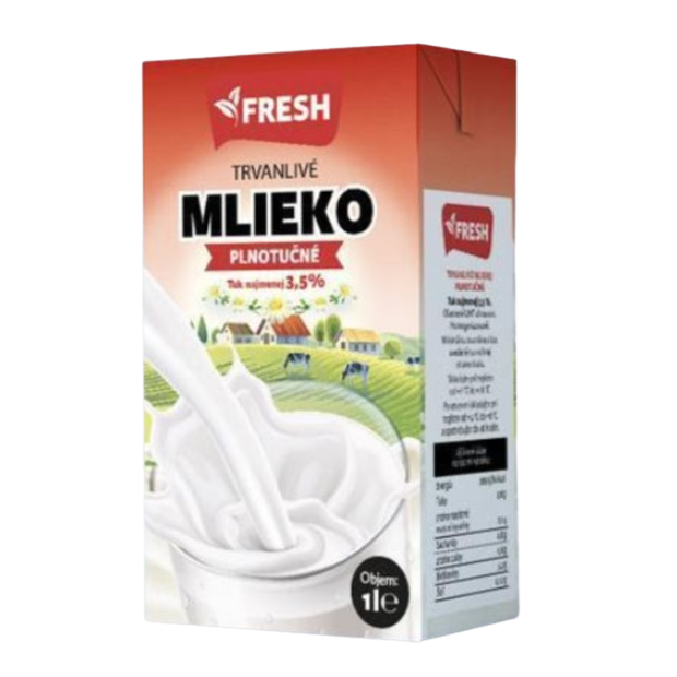 FRESH Mlieko plnot. trv. 3,5% 1l