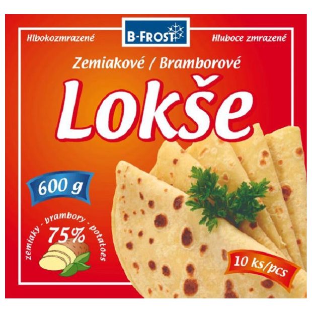 Lokše Zemiakové 10ks 600g