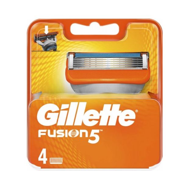 Gillette Fusion 5 Náhradné holiace hlavice 4ks