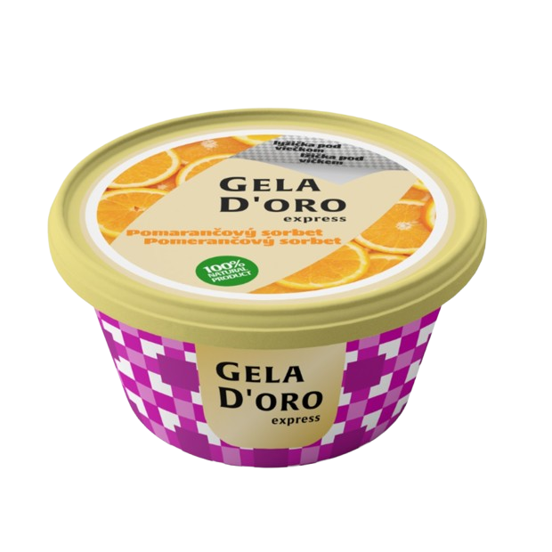 Gela D’Oro Zmrzlina Pomarančový Sorbet 110g