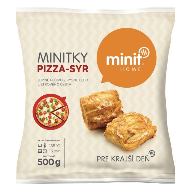 Minit Minitky Pizza-Syr 500g
