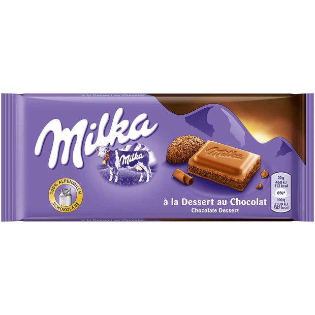 Milka á la dessert chocolat 100g: