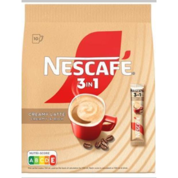 Nescafe 3v1 creamy  latte 150g :