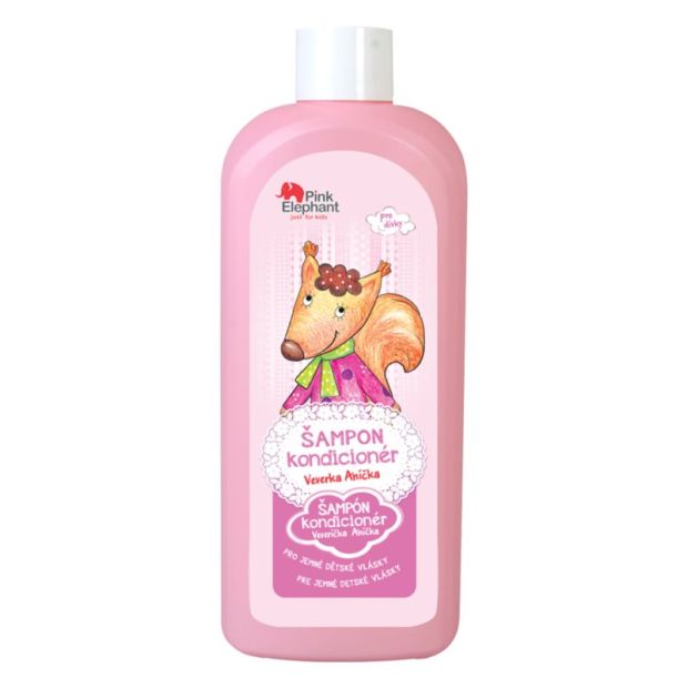Šampón a Kondicionér Pink Elephant Veverička Anička 500ml