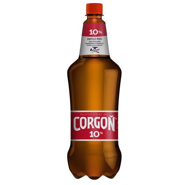 Corgoň svetlé pivo 10% 1,5l