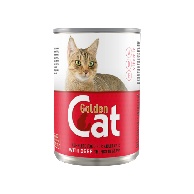 GoldenCat krmivo pre mačky hovädzie 415g