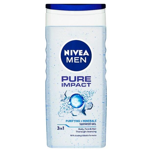 Nivea Men Pure Impact Sprchovací gél 250ml