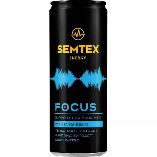 Semtex Energetický Nápoj Focus 0,25l PLECH Z