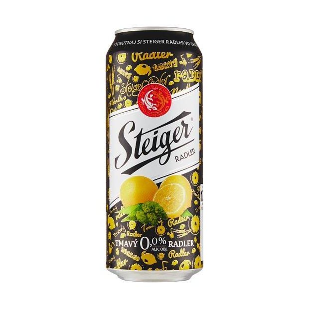 Steiger Radler 0.0% Dark Lemon Nealko 0,5l PLECH Z