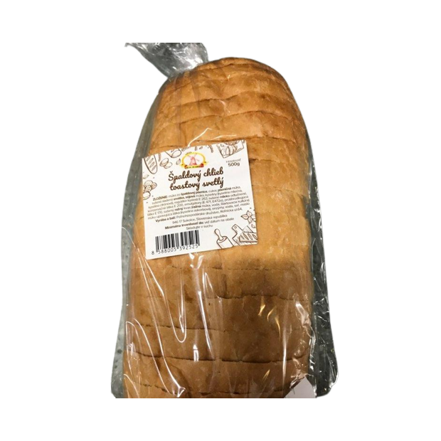 Mlyn-PD Sokolce Špaldový chlieb toastový svetlý 500g