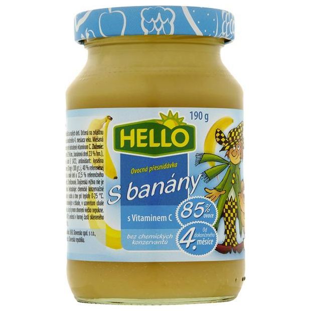 Hello Detská Výživa Banán 190g