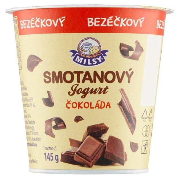 Milsy Bánovecký smotanový jogurt čokoláda 145g