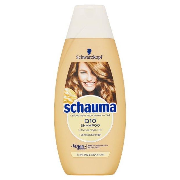 Schauma šampón Q10 s mikroživinami na riedke a slabé vlasy 400 ml