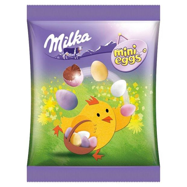 Milka Mini vajíčka v cukrovej poleve, mliečna čokoláda 100 g