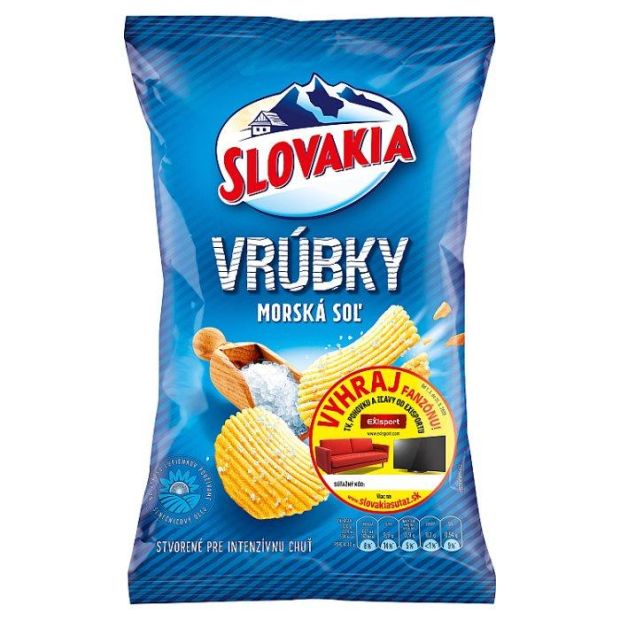 Slovakia Vrúbky s morskou soľou 65 g