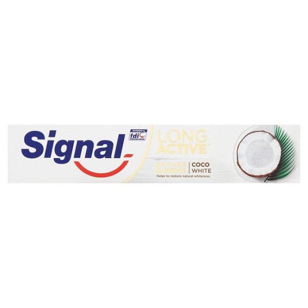Signal Long Active Nature Elements Coco White zubná pasta 75 ml