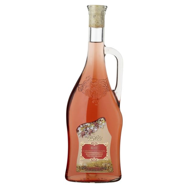 Víno Vini Di Rosé Cabernet Sauvignion Bulharské Ružové Polosladké  0,75l