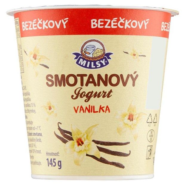 Milsy Bánovecký smotanový jogurt vanilka 145g