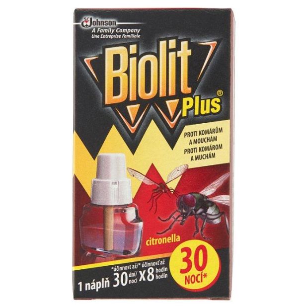 Biolit Plus Náplň do elektrického odparovača s vôňou citronelly 31ml