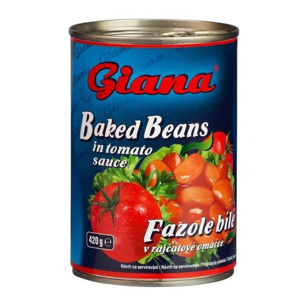 Giana Fazuľa biela v paradajkovej omáčke 420g