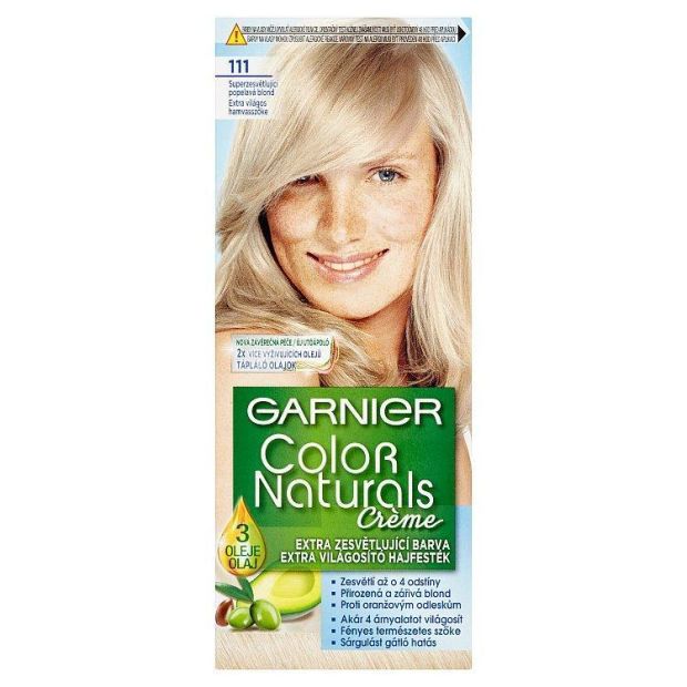 Garnier Farba na Vlasy Color Naturals 111 Super Zosv. Popleva
