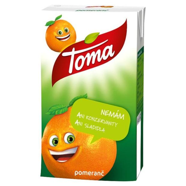 Džús Toma Pomaranč 0,25l