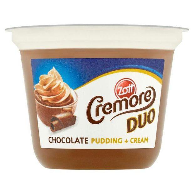 Zott Cremore Duo mliečny čokoládový dezert s kakaovou šľahačkou 190g