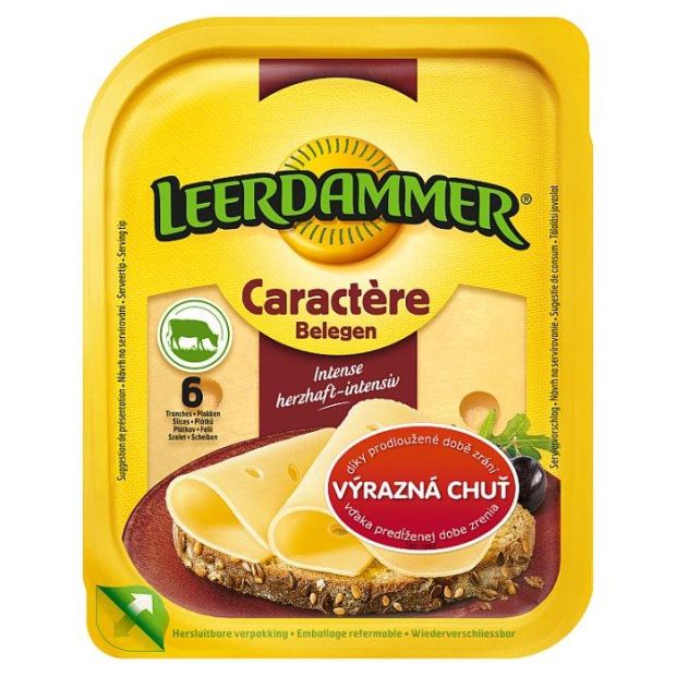 Leerdammer Caractère syr 6 plátkov 150g