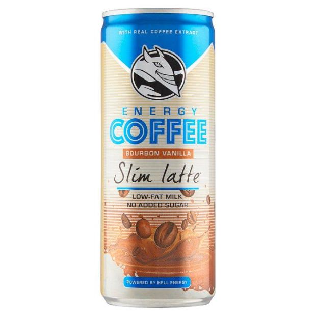 Energy Coffee Slim Latte energetický kávový nápoj 250 ml