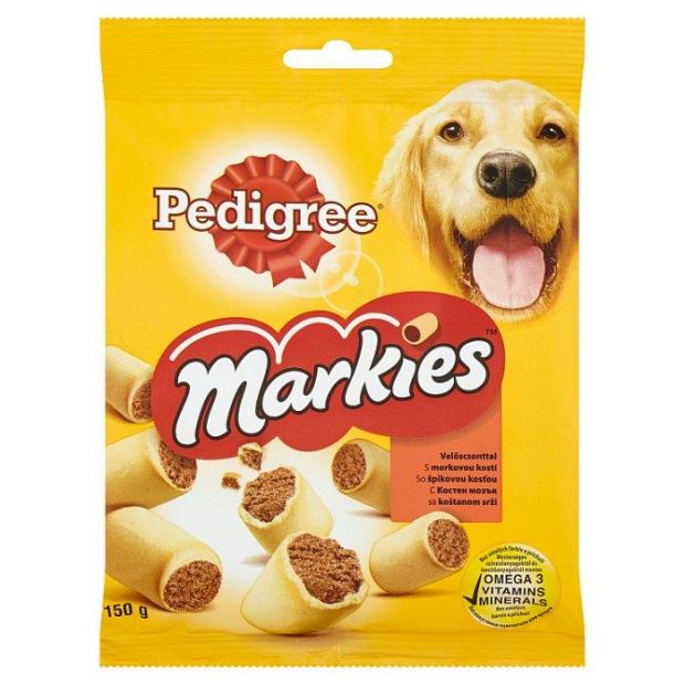 Pedigree Markies So špikovou kosťou doplnkové krmivo pre dospelých psov 150 g