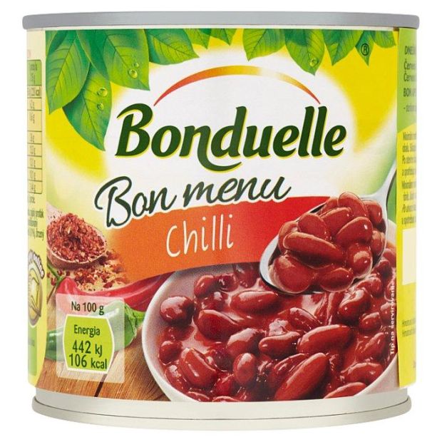 Bonduelle Bon menu Chilli červená fazuľa v chilli omáčke 430 g